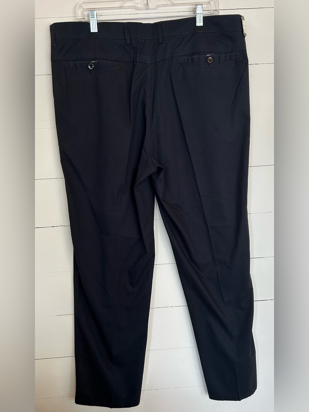 Men's NWT Black Dress Pants - Classic Formal Trousers Size 38 - Picture 1 of 5